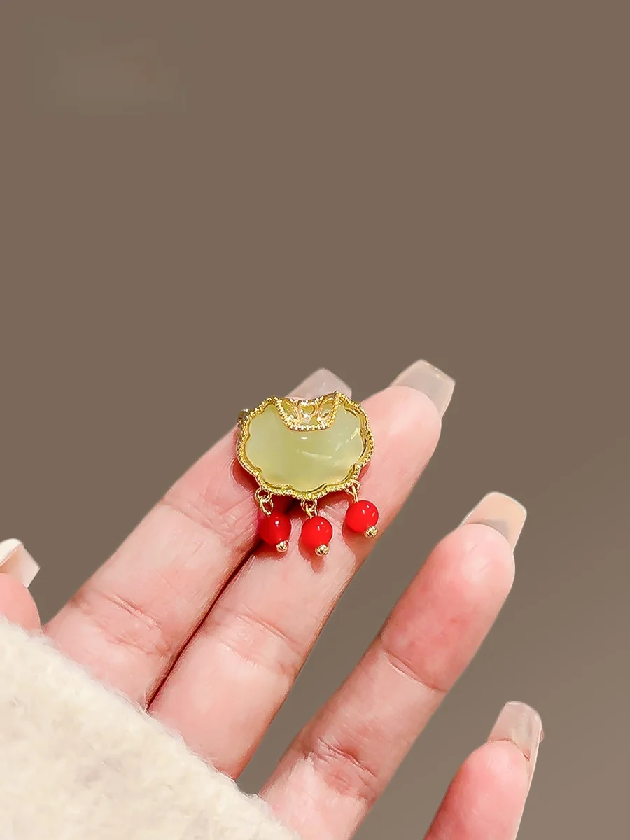 Guofeng Xiangyun брошь с безопасным замком элитная женская защитой от воздействия