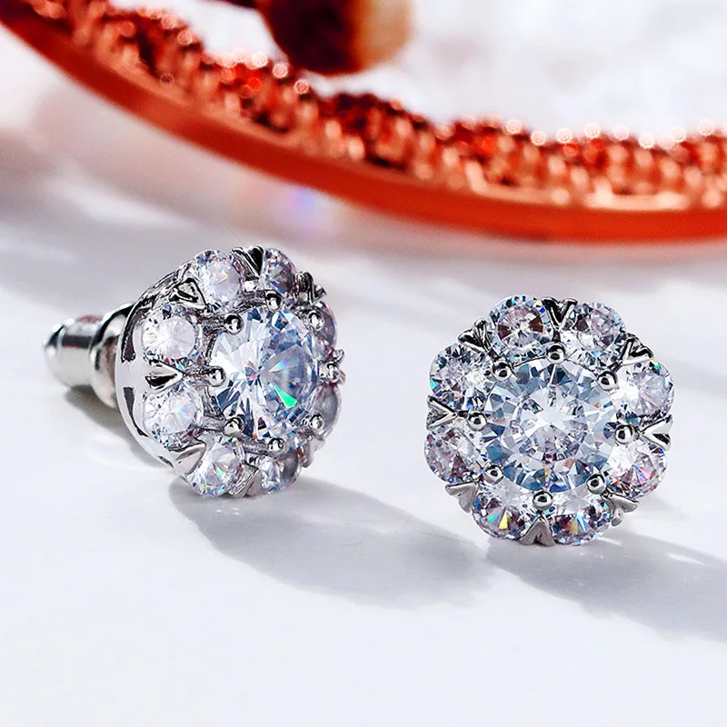 

Classic Cute Earrings for Women Flower Personalized Gift Piercing Ear Luxury Woman Jewelry Unusual Earrings From 2022 Teens