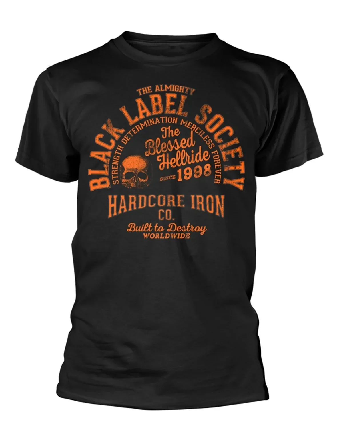 Фото Мужская футболка унисекс с официальным принтом Black Label Society Zakk Wylde Orange №1