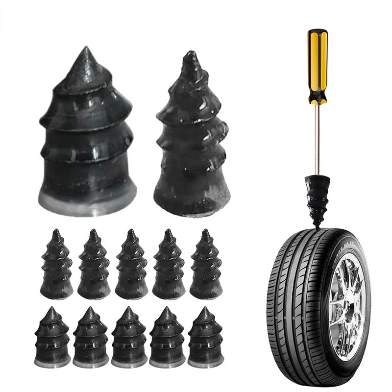 

Tyre Repair Nail Kit for Motorcycle Car Scooter Rubber Tubeless Tire Repair Tool Set Glue Free Repair Tire Nail Auto