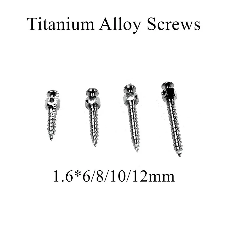 

10Pcs Dental Orthodontic Implant Micro Mini Anchor Screws Self-Drilling Titanium Alloy Screws 1.6mm
