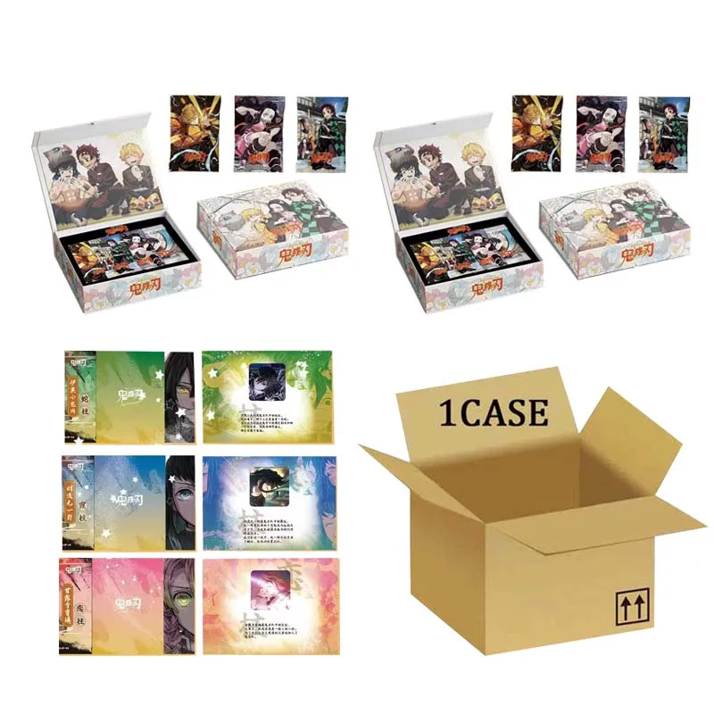 Оптовая продажа коллекционная карта Demon Slayer Oumeng культурная роспись металл эмаль