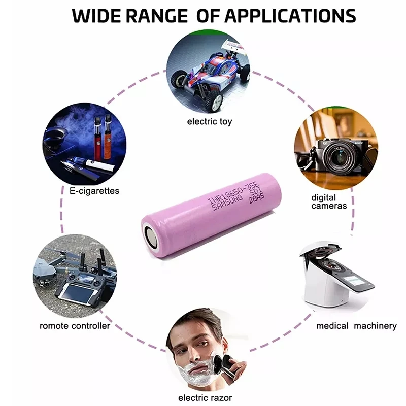 18650 литий-ионная аккумуляторная батарея 3 5E 7 V 3500mAh подходит для сборки