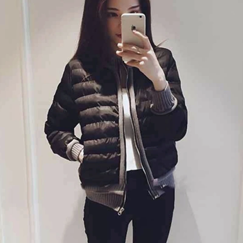 Plus Size Cotton Jacket Women 2022 Autumn Winter Coats Parkas Jackets New Short Jacket Loose Thin Korean Fashion