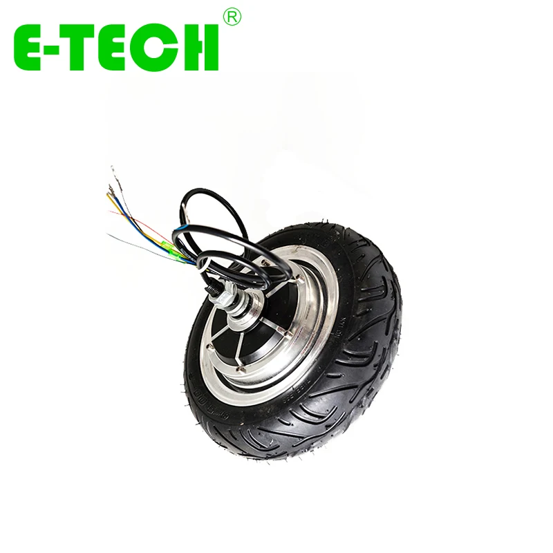 ETECH 9 дюймов 24 В 36 48 500 Вт BLDC Электрический мобильный робот-Мотор Ступицы Колеса с