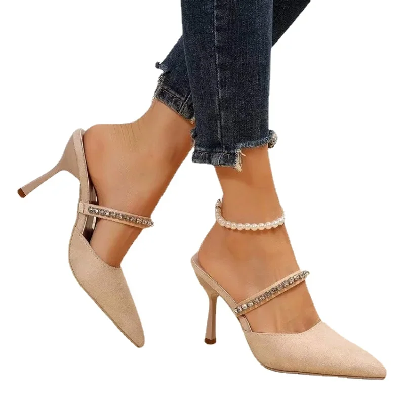 Туфли женские на высоком каблуке туфли-лодочки шпилька заостренный носок