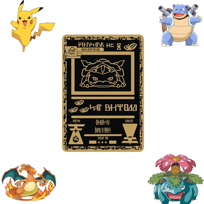 Альбом с покемонами карточками Charizard blastise Venusaur gengar металлический держатель