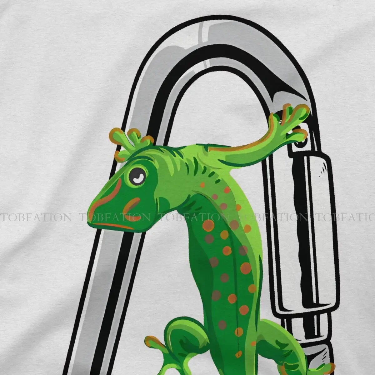 na karabińczyku graficzna koszulka wspinaczka sporty świeżym powietrzu kreatywne topy wygodna męska