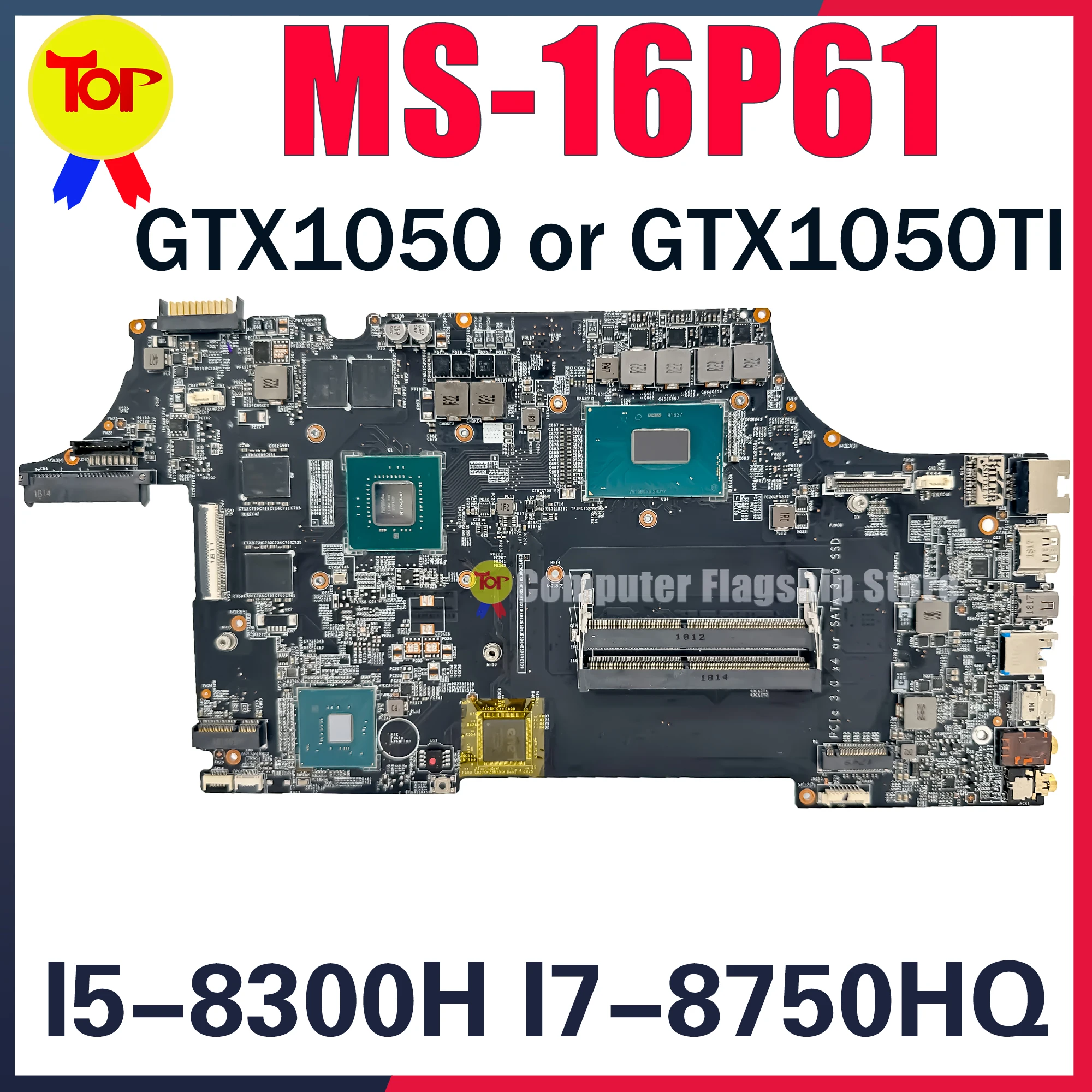 MS-16P61 материнская плата для ноутбука MS-16P6 GL63 GL73 GP63 WE63 I7-8750H GTX1050TI P1000 материнская плата 100% Testd Быстрая доставка MS-16P61 материнская плата для ноутбука MS-16P6 GL63 GL73 GP63 WE63 I7-8750H GTX1050TI P1000 материнская плата 100% Testd Быстрая доставка