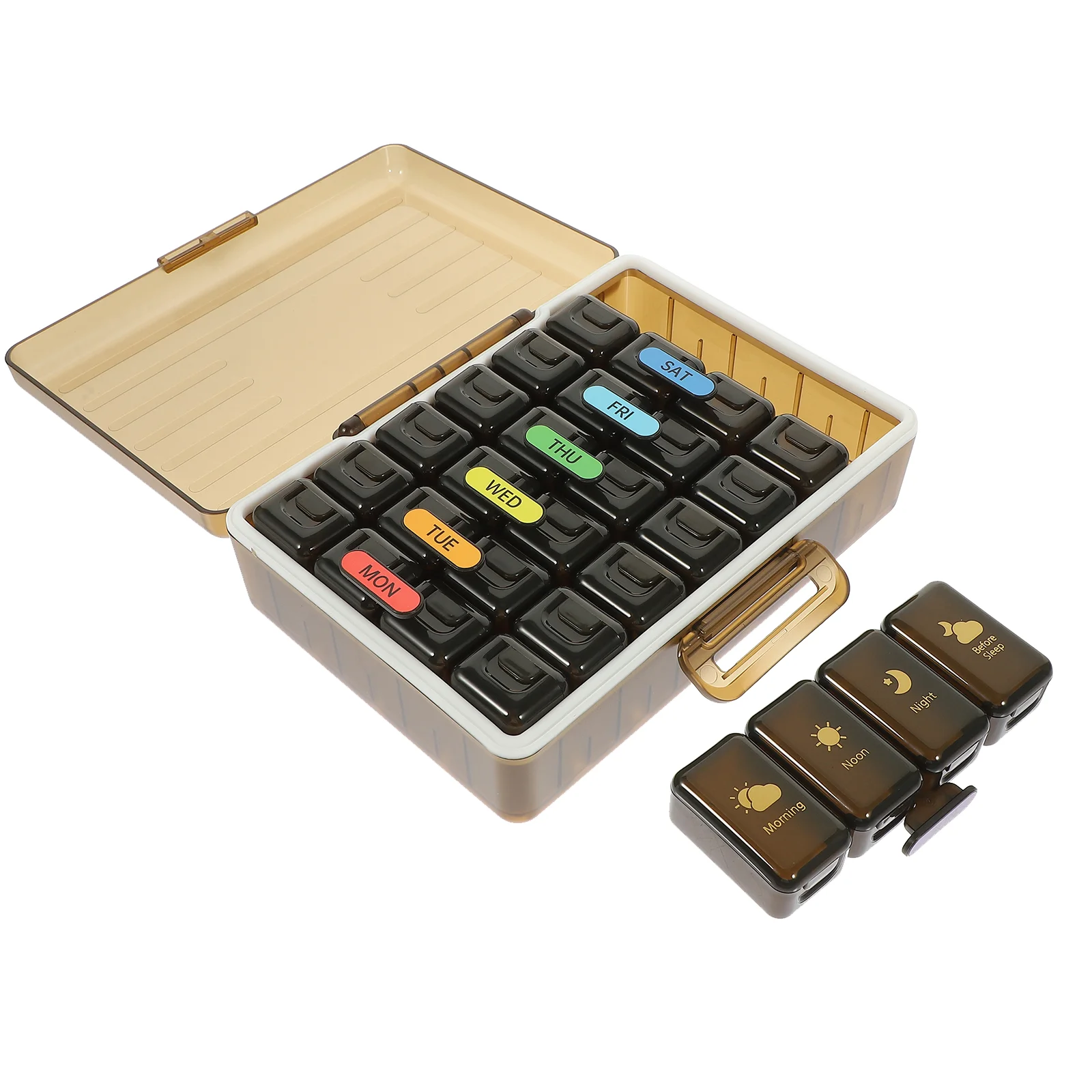 

Wear-resistant Medicine Organizer Case Portable Household Individual