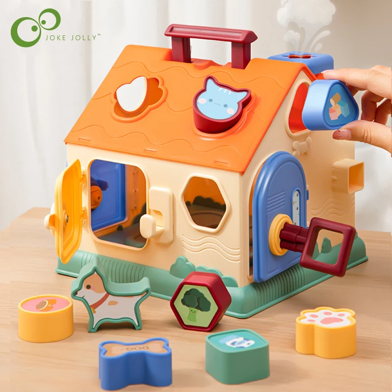 Конструктор Детский развивающий Дом мудрости креативный домик для раннего