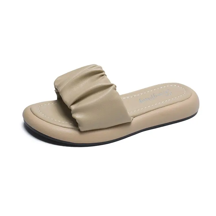 

Fashion Women's Slippers Outside Summer Flats Modern Sandals Women Slippers for Home Female Casual Beach Shoes Flat Slides Lady
