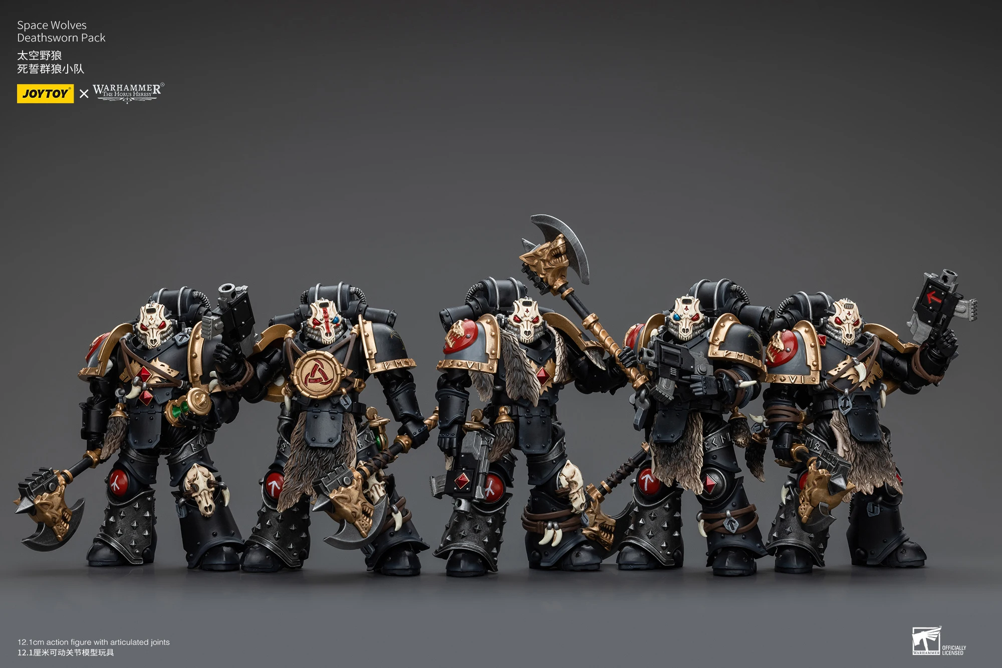 [Перед заказом] Joytoy Warhammer Космический Волк герси смертельный молот Игрушечная