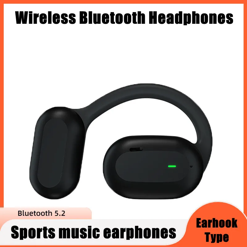 

TWS Wireless Bluetooth Headphones Bone Conduction Not In The Ear Headset Sports Game Music Heavy Bass Noise Reduction Earphones