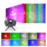 newest ceiling projection 3d night light ufo led projector lamp multicolor rgb for bedroom home dropshipping