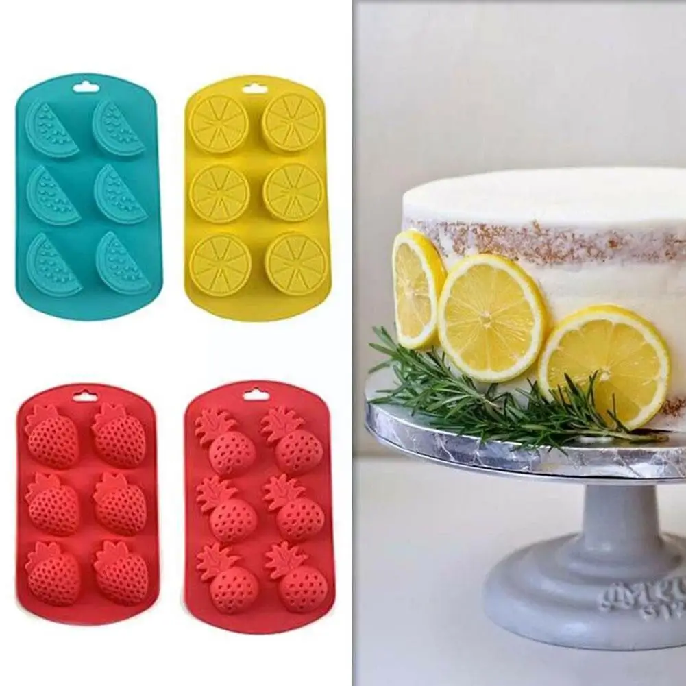 Силиконовая форма в форме фрукта сделай сам лимон клубника Sugar шоколадное