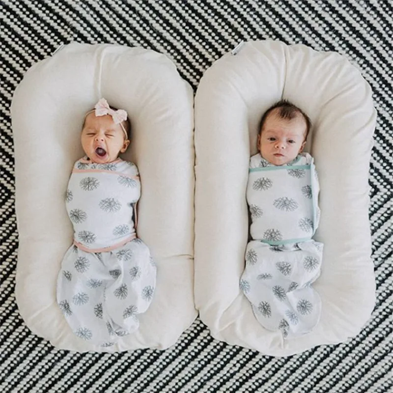 

Nest for Baby Bed Portable Crib Newborn Baby Nest Travel Bed Infant Toddler Cotton Cradle for Newborn Baby Bed Bassinet Bumper