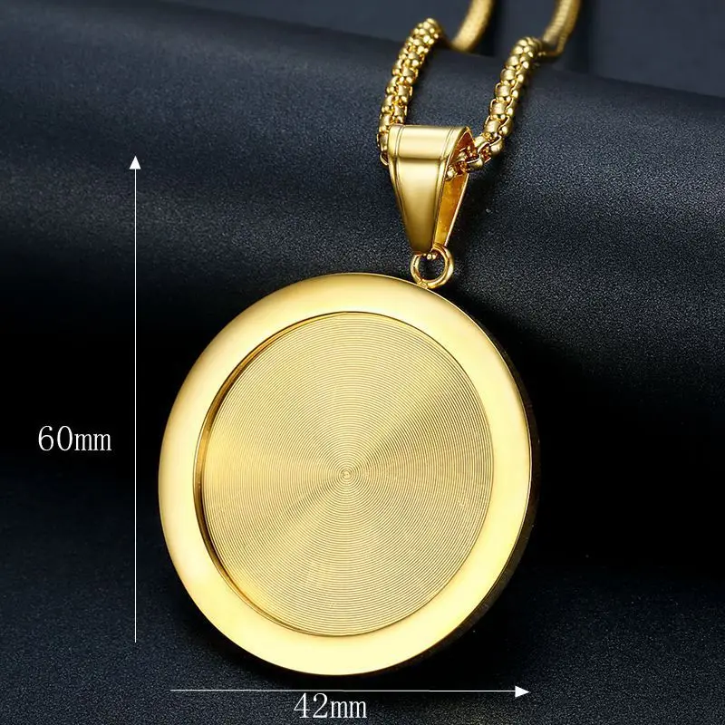 В стиле хип-хоп с кубическим цирконием твердым покрытием золото Цвет 316L