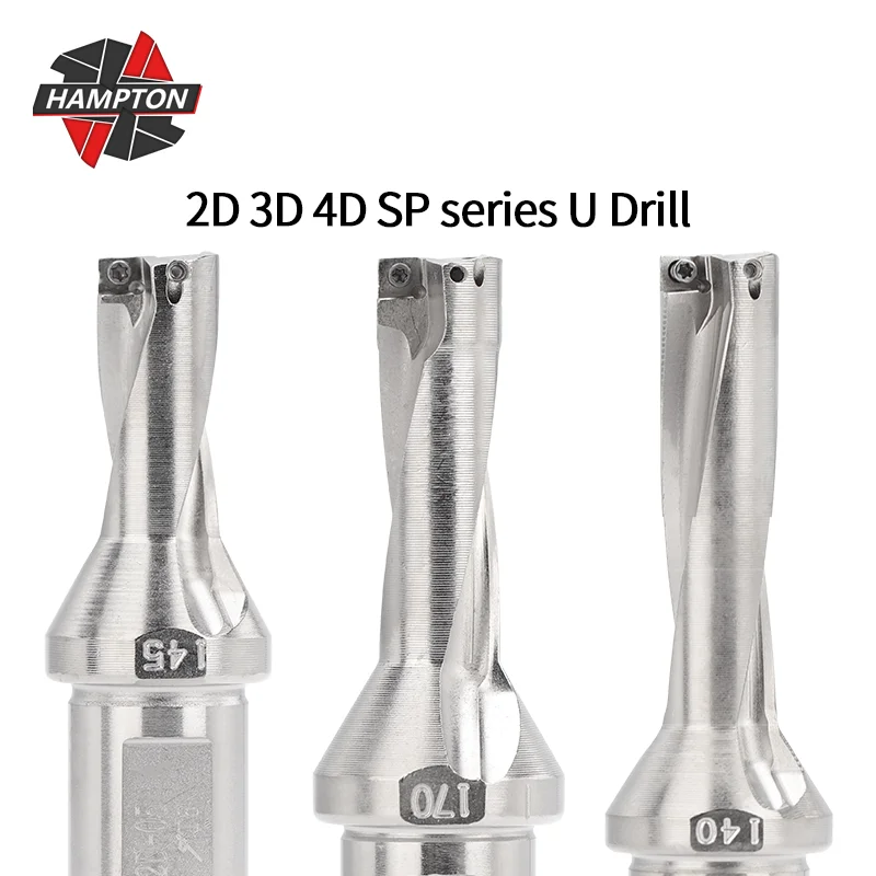 

SP Series Drill Bites Insert Drill 13-50mm Depth 2D 3D 4D Indexable U Drill CNC for SPMG Machinery Lathes Tool
