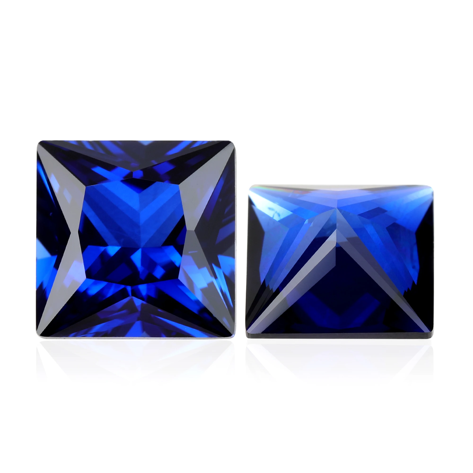 Fei Peng One 100% выращенный в лаборатории сапфир драгоценный камень огранки принцессы