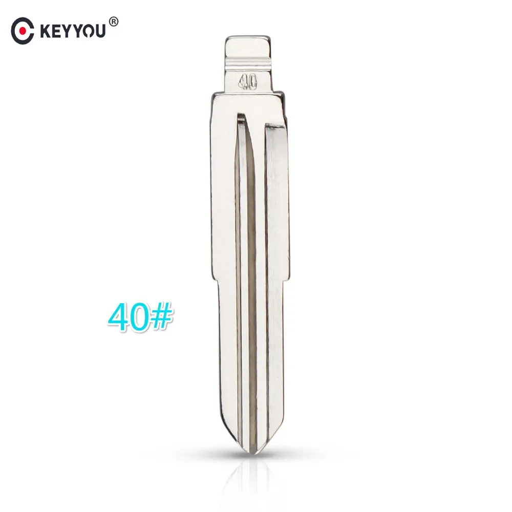 

KEYYOU автомобильный ключ для Chevrolet Epica, сменный лезвие для необрезанного ключа, дистанционный складной флип NO.40, сменный лезвие для ключа