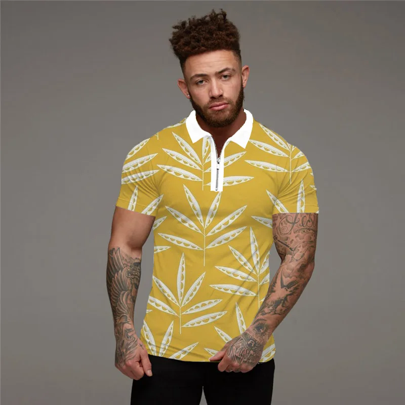 

2022 Fashion Brand Men Polo Shirt Summer Cool Thin Shirt for Men Short Sleeve Striped Casula Male Polo Shirt Korean Clothing