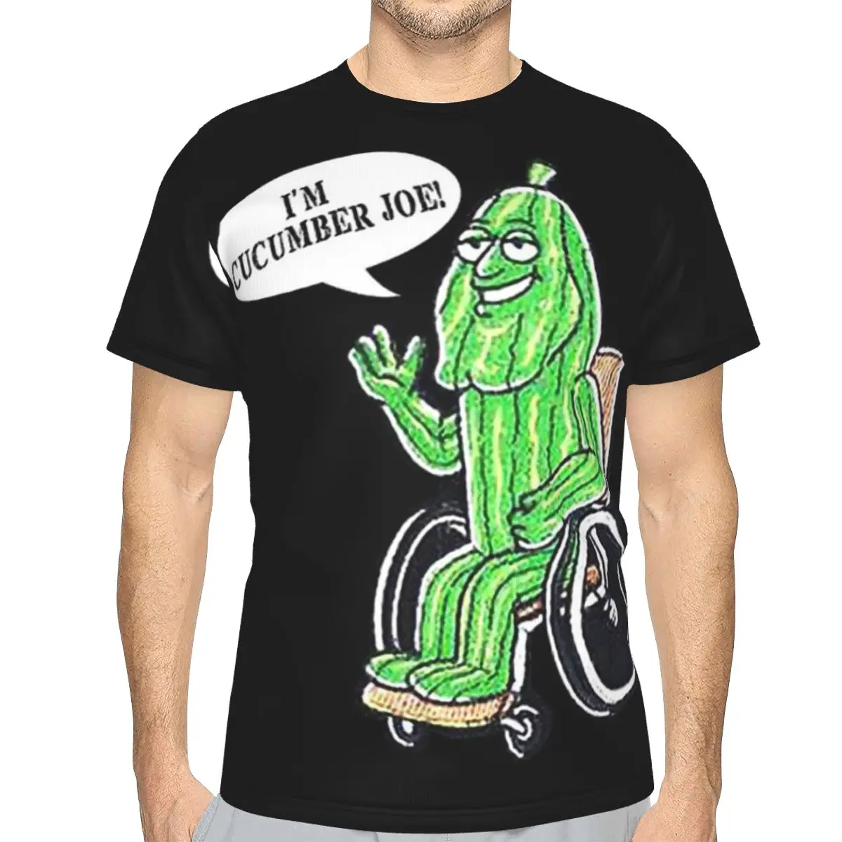 

Cucumber Polyester 3D TShirts Joe Distinctive Homme Thin T Shirt Funny Tops