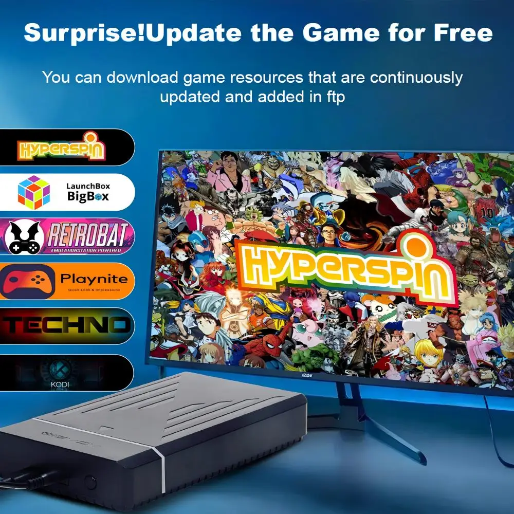 Фото Игровой жесткий диск ZieBuddy 12 ТБ содержит LaunchBox Retrobat Playnite с 100 000 + ретро-играми для PS4/PS3/PS2/PS/WII/WIIU №5