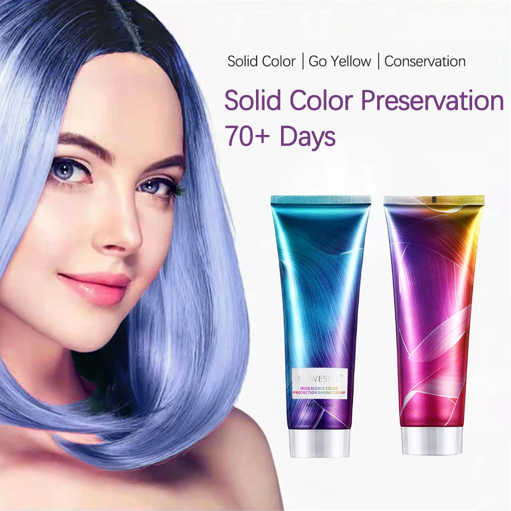 

Hair Color Fixing Shampoo Conditioner Color Lock Hair Cream After Dyeing Slow Down Fading Care for Damaged Hair Nourishes