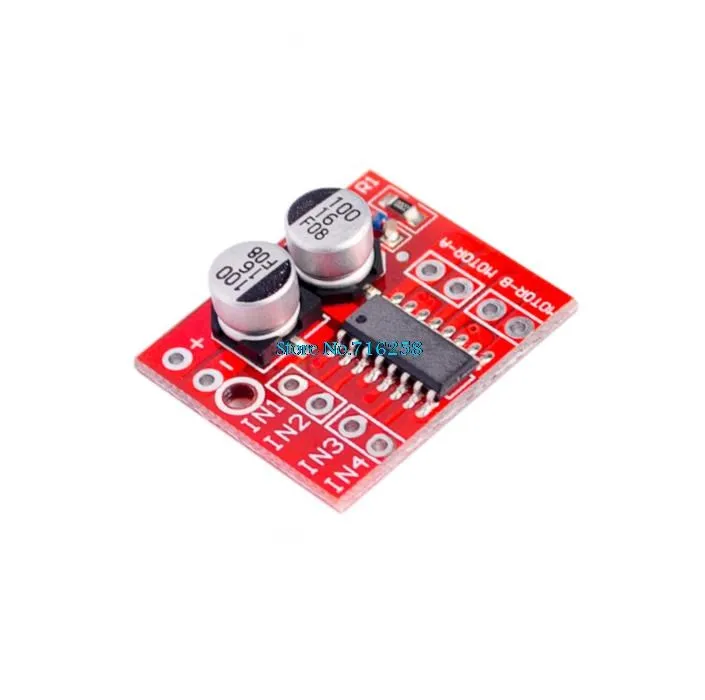 

2 DC motor drive module reversing PWM speed dual H bridge stepper motor mini L298N