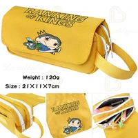 anime ranking of kings cosplay student cartoon zipper pen bag osama rankingu bojji kage pencil case cosmetic bag stationery box