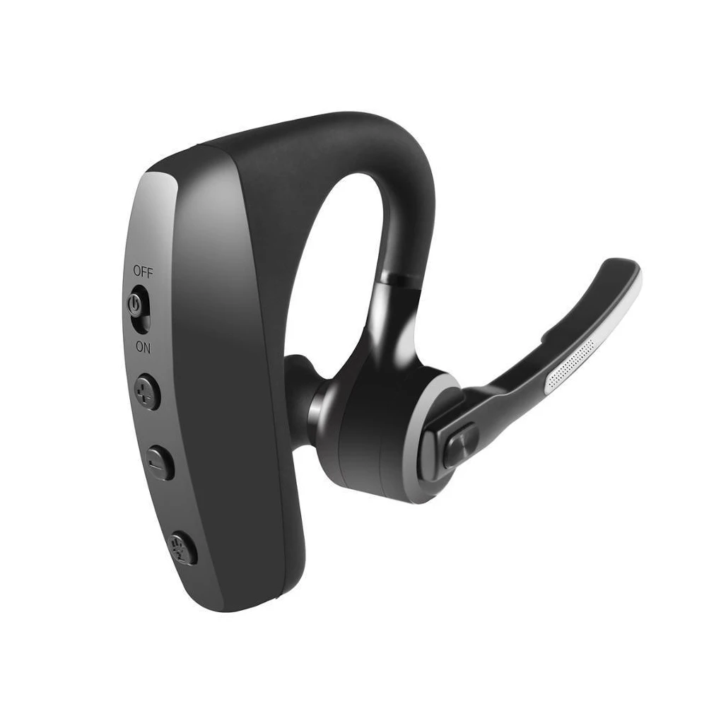 

K10C Business Earphone Bluetooth 4.2 Plastic Hook Headset Adjustable Hand-free Wireless Earhook for Car Office