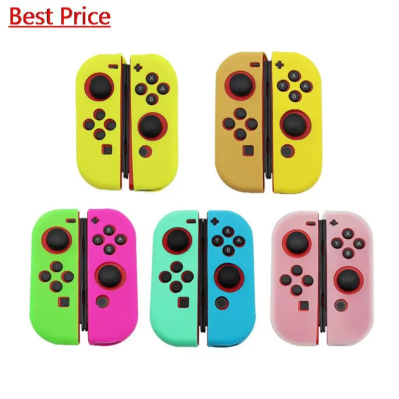 

50Pcs/lot Left Right Soft Silicone Rubber Grip Gel Guard L R Controller Gamepad Sleeve Case For Nintendo Switch Con Joycon NS