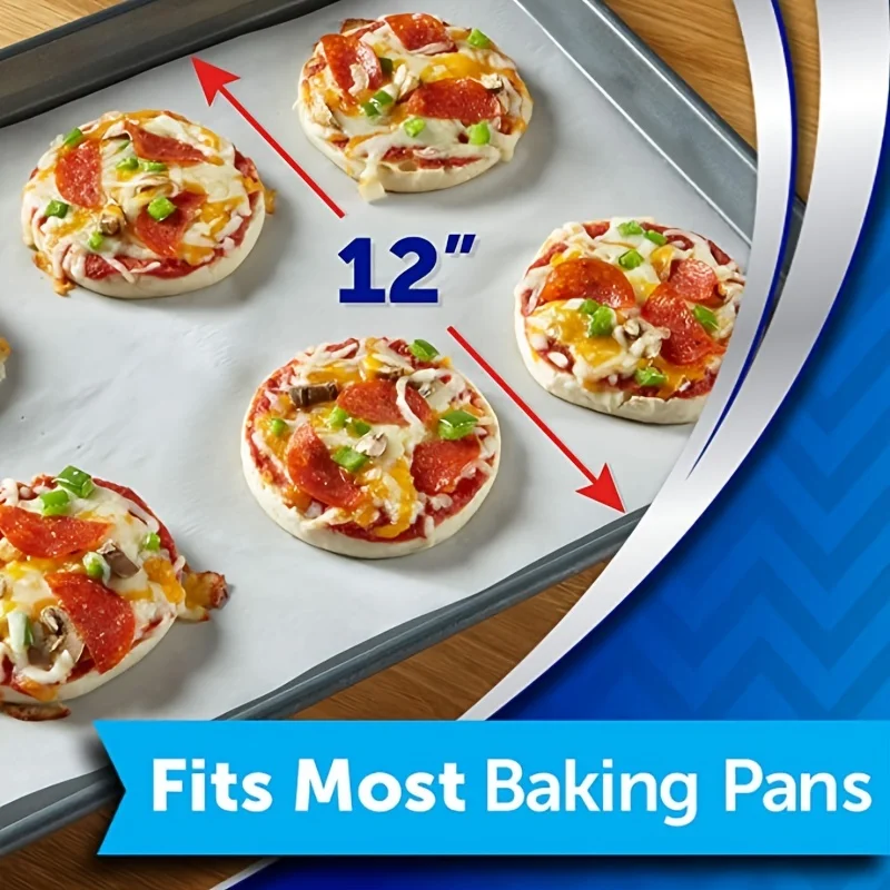 100 листов для выпечки пергамента белая антипригарная бумага 30 х40 дюймов готовки