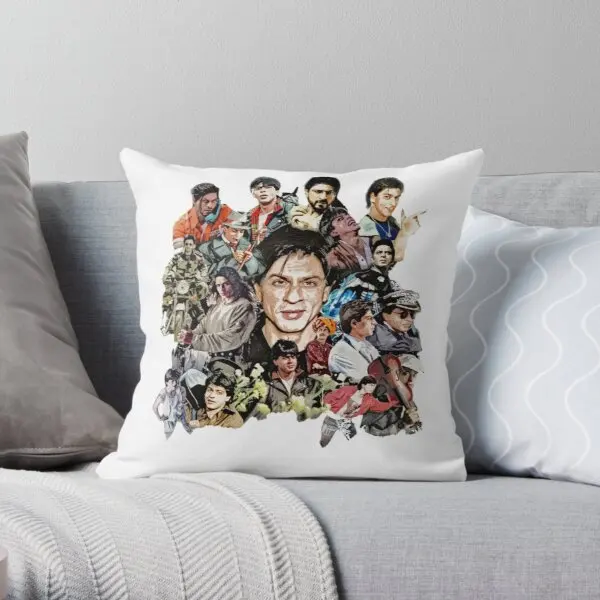 

Shahrukh Khan Movies Printing Throw Pillow Cover Throw Bed Office Sofa Fashion Decorative Fashion Car Pillows not include