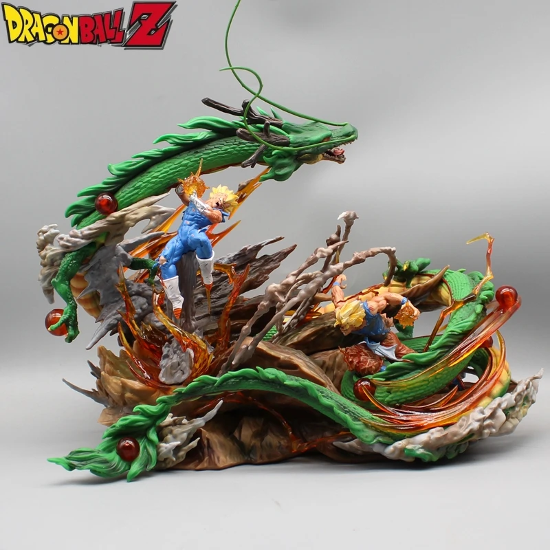 

Dragon Ball Gk Ls Heaven And Earth Wave Showdown Son Goku Vs Vegeta Famous Scene Collectible Figures Model Ornaments Toy Gift