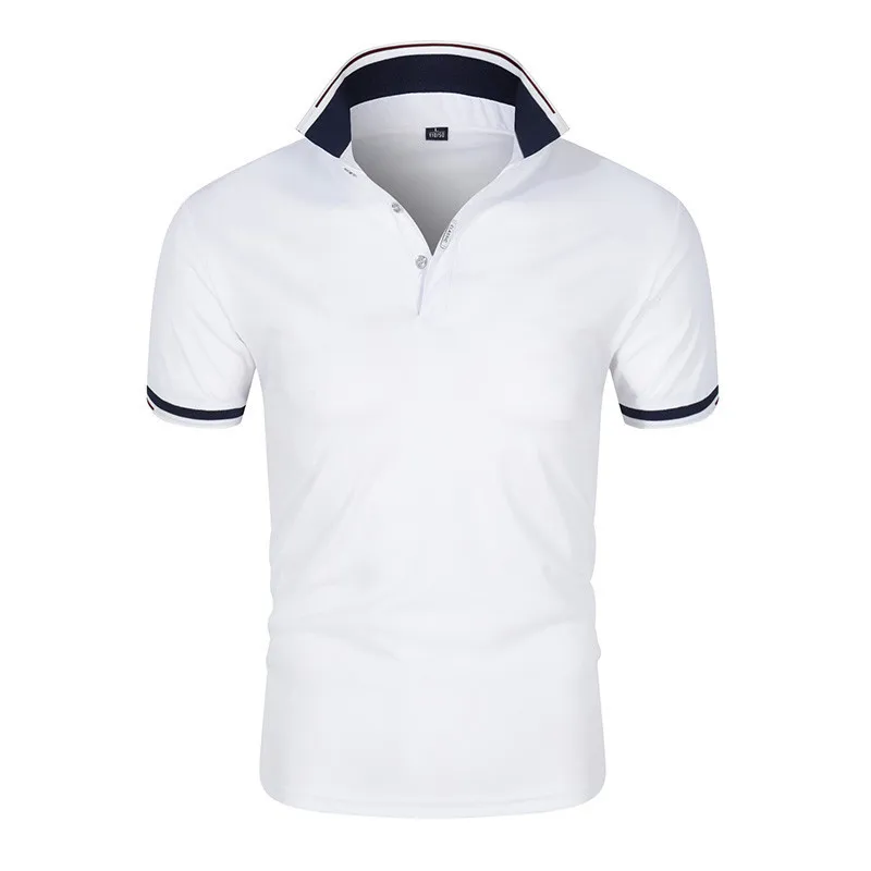 

Summer 2023 Premium Business Solid Polo Print Golf Suit Casual T-shirt Short Sleeve Top
