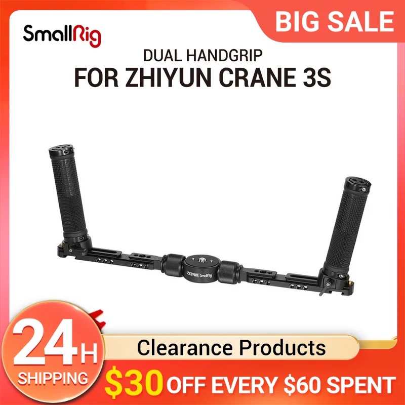 

SmallRig CRANE 3S Gimbal Grip Dual Handgrip for ZHIYUN CRANE 3S Handheld Stabilizer 2857