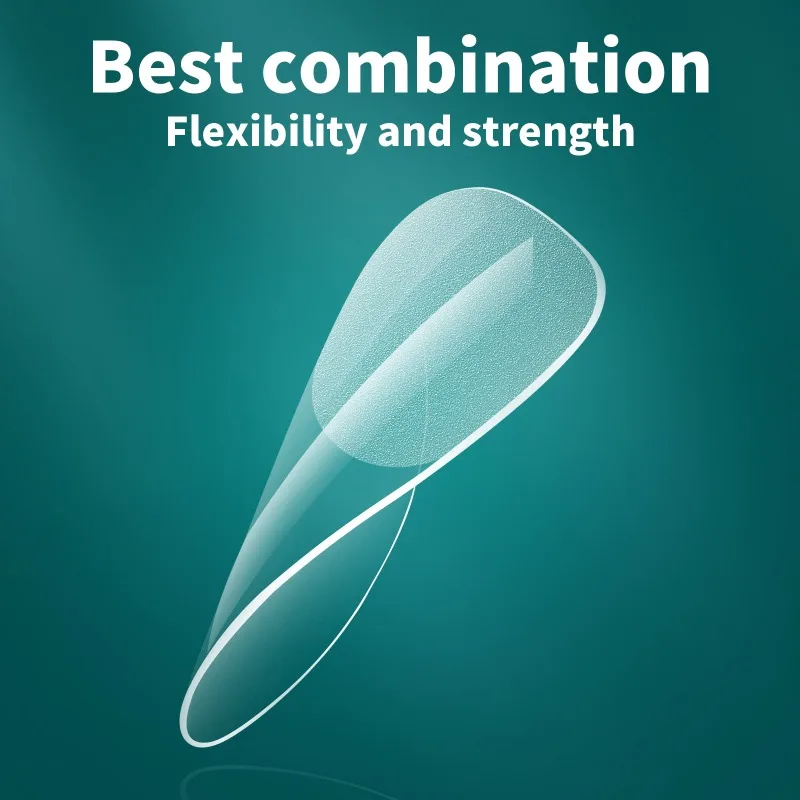 240 шт. мягкие гелевые типсы смешанной формы полное покрытие шпилька для гроба