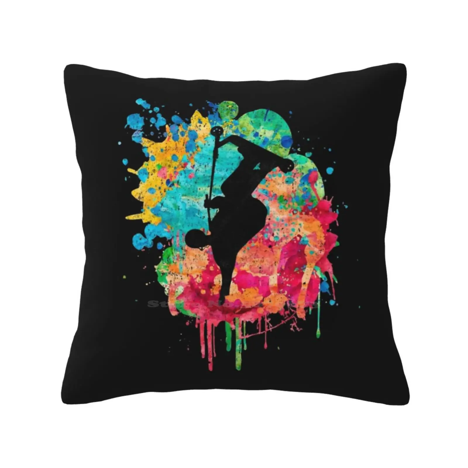 Трюковый скутер кикскутер скейт трюки диванная подушка наволочка трюковый