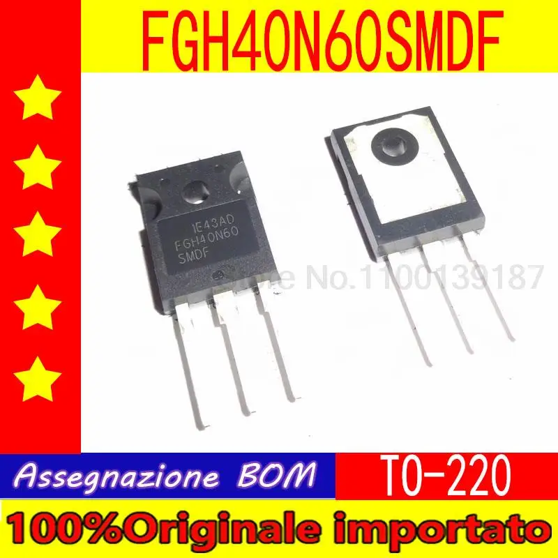 

10 шт./лот 40N60 FGH40N60 FGH40N60SFD FGH40N60SMD FGH40N60UFD SGH40N60UFD G40N60 FGH40N60SMDF TO-247 транзистор