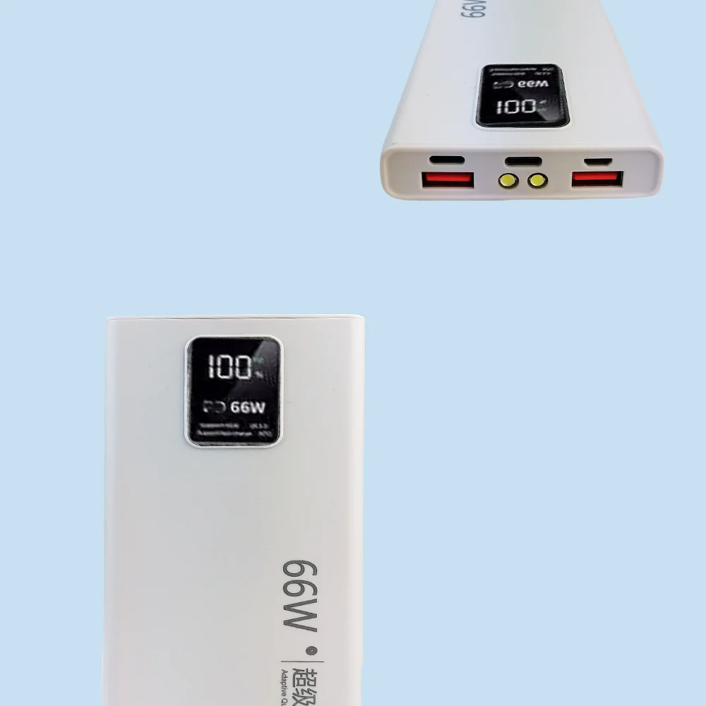 Фото 200000 mAh Power Bank 66 Вт с цифровым дисплеем PowerBank Сверхбыстрая зарядка Портативная внешняя батарея для iPhone Android №5