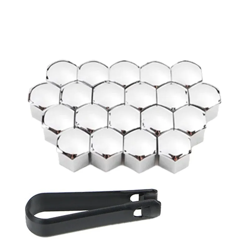 

20 шт./комплект, колпачки на гайки автомобильных колес, 17/19/21 мм