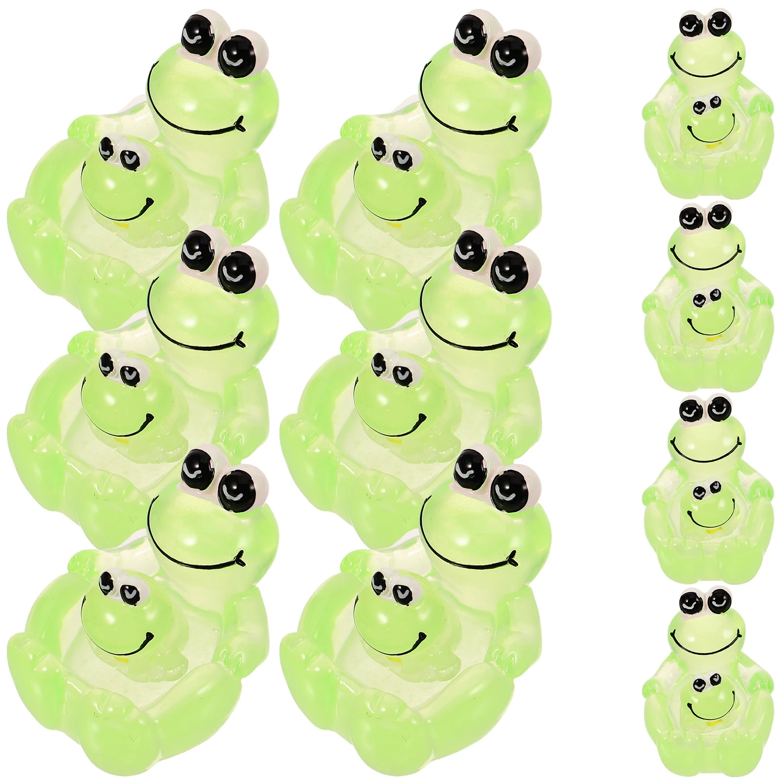 

10Pcs Simulation Cute Frog Flatback Charms Handicrafts Hair Clip Making Frog Charms