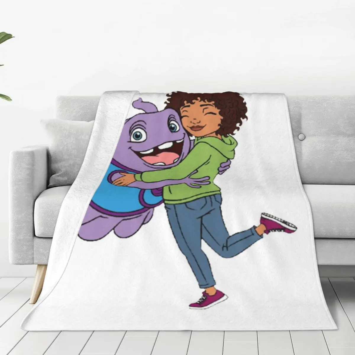 Одеяло Oh The Boov флисовое теплое одеяло для дивана постельные принадлежности