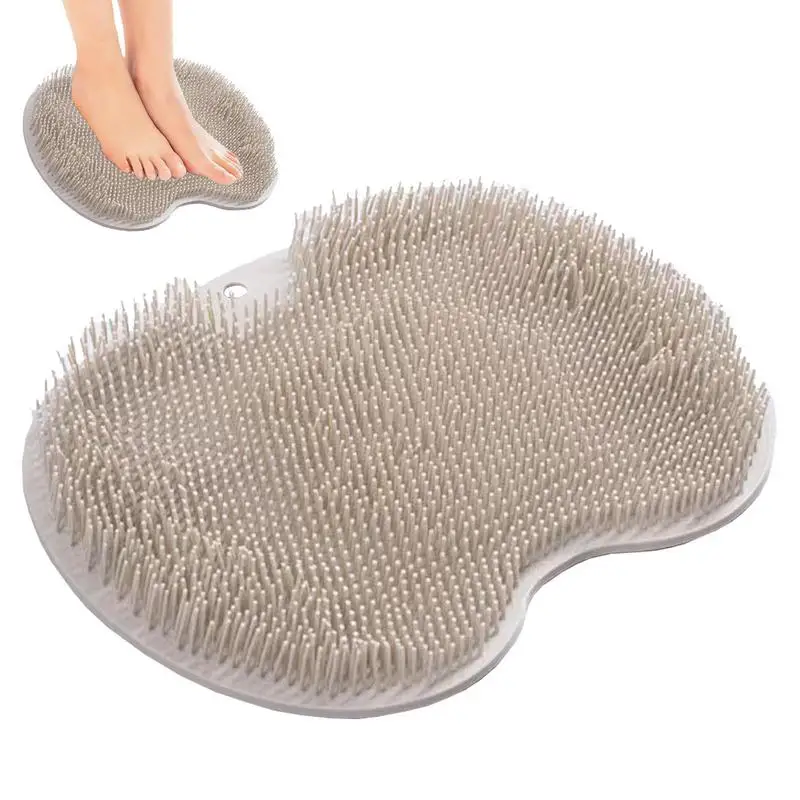 

Shower Foot Scrubber Cleaner Larger Size Mat With Non-Slip Suction Cups | Cleans And Massages Without Bending Soothes Tired Feet