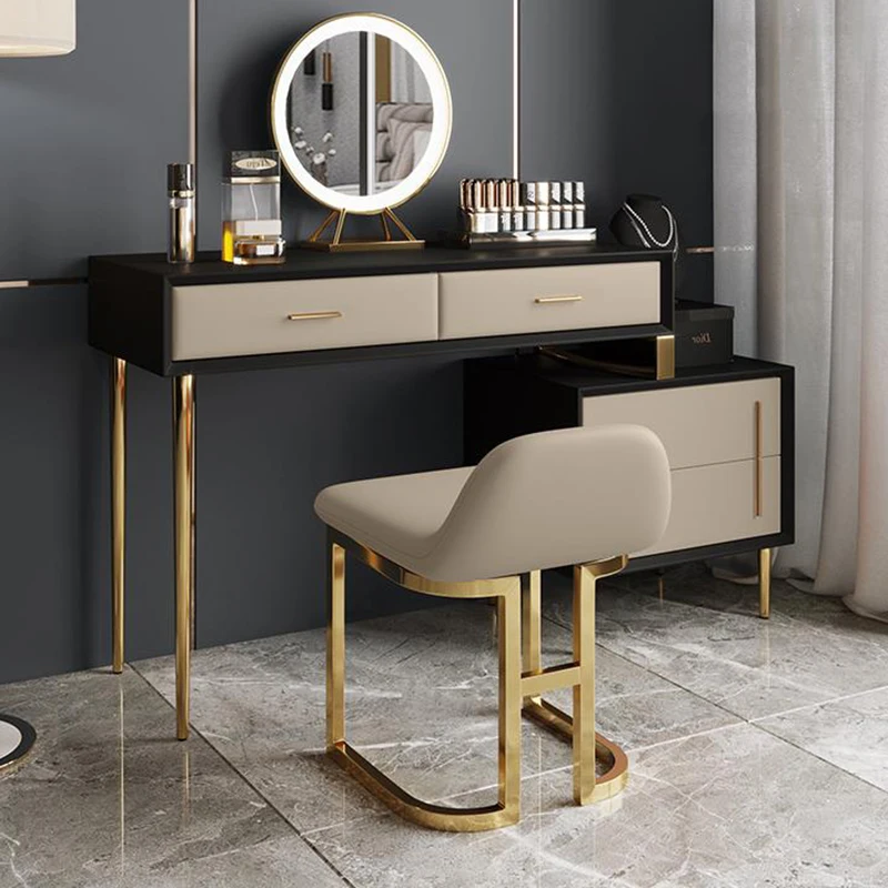 Прикроватная тумбочка Комод Дешевая одежда Комната Спальня Роскошная мебель