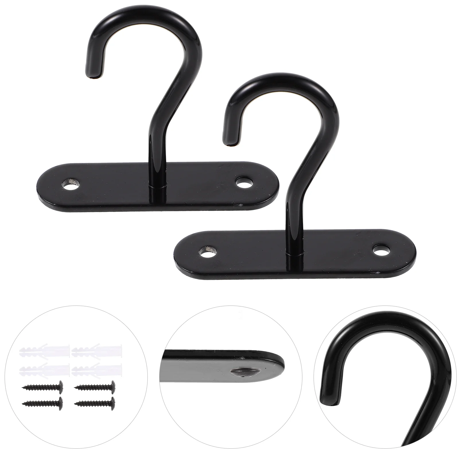 

2 Sets of Hooks Ceiling Hooks for Hanging Plants Metal Ceiling Hooks Wall Planter Hangers