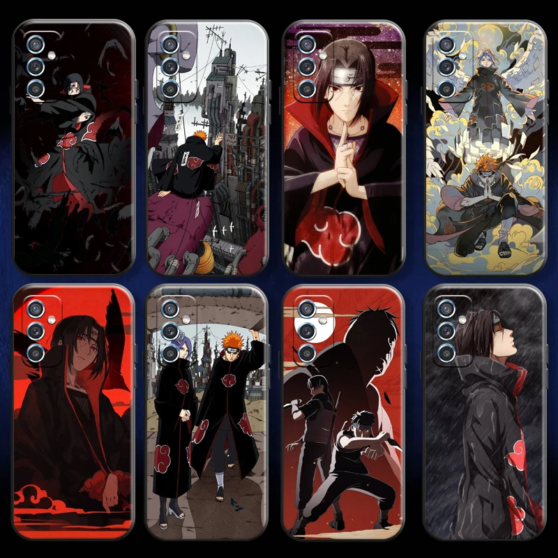 

Bandai Naruto Sasuke Plate For Samsung M11 M12 Phone Case Soft Carcasa Coque Back Black Funda