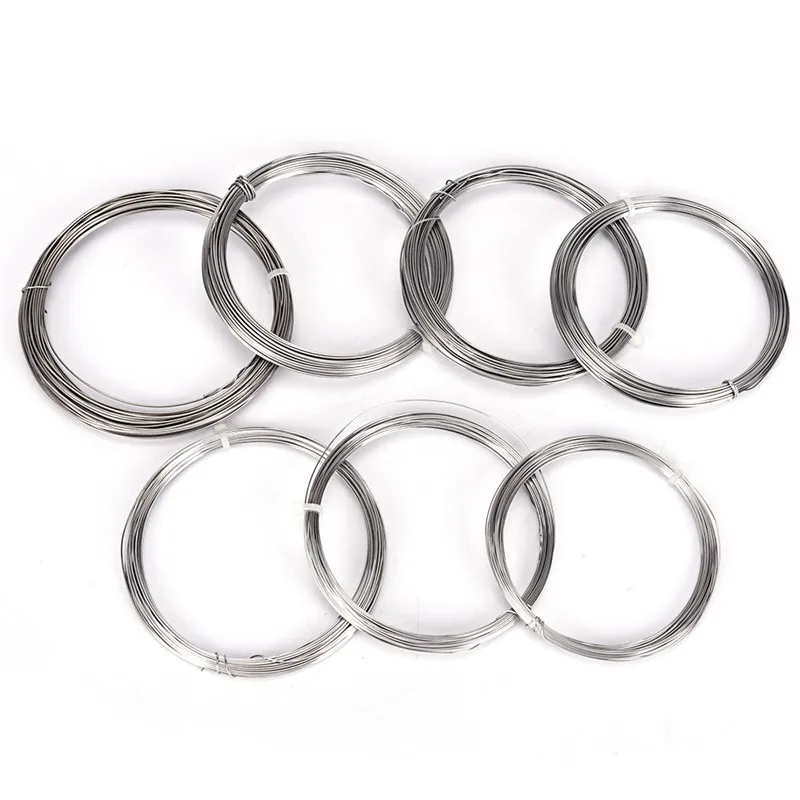 

10 м нихромовые электрические нагревательные катушки, готовые катушки с сопротивлением/нагревательная проволока для атомайзера диаметром 0...